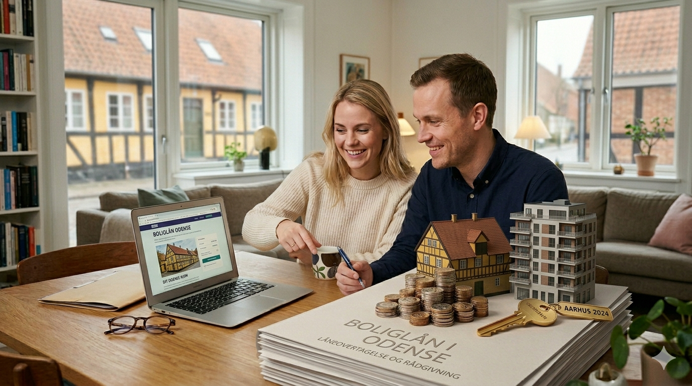 Boliglån i Odense – sammenlign renter og beregn din månedlige ydelse